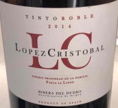 洛佩斯克里斯多巴酒莊橡木紅葡萄酒(Bodegas Lopez Cristobal Tinto Roble, Ribera del Duero, Spain)