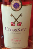 交叉鑰匙菲奧雷桃紅葡萄酒(CrossKeys Vineyards Fiore, Virginia, USA)