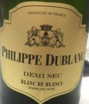 菲利普·杜布朗白中白半干型起泡酒(Philippe Dublanc Blanc de Blancs Demi Sec, South West France, France)