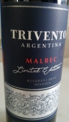 風(fēng)之語(yǔ)酒莊限量版珍藏馬爾貝克紅葡萄酒(Trivento Limited Edition Reserve Malbec, Mendoza, Argentina)