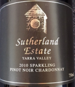薩瑟蘭黑皮諾-霞多麗起泡酒(Sutherland Estate Pinot Noir Chardonnay Sparkling, Yarra Valley, Australia)