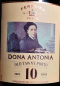 費(fèi)雷拉酒莊多納安東尼婭10年茶色波特酒(Ferreira Dona Antonia 10 Year Old Tawny Port, Portugal)