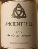 古山瓊瑤漿甜白葡萄酒(Ancient Hill Winery Gewurztraminer, Okanagan Valley, Canada)