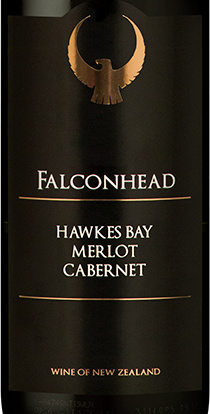 2016 falconhead merlot-cabernet, hawkes bay, new zealand