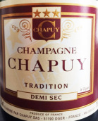 查普傳統半干型香檳(Champagne Chapuy Tradition Demi Sec, Champagne, France)