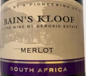 貝格西酒莊貝恩峽谷梅洛紅葡萄酒(Bergsig Estate Bain's Kloof Merlot, Breede River Valley, South Africa)