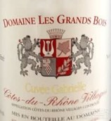 大博伊斯酒莊加布里埃爾特釀紅葡萄酒(Domaine Les Grands Bois Cuvee Gabrielle,  Cotes du Rhone Villages, France)