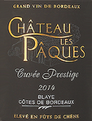 巴克酒莊頂級特釀干紅葡萄酒(Chateau Les Paques Cuvee Prestige, Bordeaux, Frane)