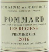 科瑟酒莊洛吉恩（?，斠患?jí)園）紅葡萄酒(Domaine de Courcel Les Rugiens, Pommard Premier Cru, France)