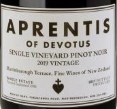 德沃特斯酒莊虔誠學(xué)徒單一園黑皮諾紅葡萄酒(Aprentis of Devotus Single Vineyard Pinot Noir, Martinborough, New Zealand)