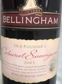 貝林翰酒莊奠基者赤霞珠紅葡萄酒(Bellingham Our Founders Cabernet Sauvignon, Coastal Region, South Africa)