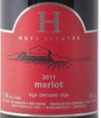 赫夫酒莊梅洛干紅葡萄酒(Huff Estate Merlot, Prince Edward County, Canada)