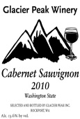 冰峰酒莊赤霞珠干紅葡萄酒(Glacier Peak Winery Cabernet Sauvignon, Skagit Valley, USA)