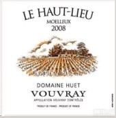 予厄高地園甜白葡萄酒(Domaine Huet Le Haut-Lieu Moelleux, Vouvray, France)