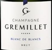 歌瑞特酒莊白中百極干型香檳(Gremillet Blanc de Blancs Brut, Champagne, France)