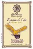 德摩納哥金色靈魂干白葡萄酒(DelMonaco Winery & Vineyards Espiritu De Oro, Tennessee, USA)