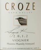 克羅茲酒莊維歐尼干白葡萄酒(Croze Viognier, Phoenix Phamily Ranch, USA)