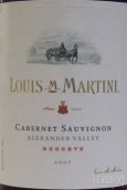 路易斯馬提尼酒莊赤霞珠干紅葡萄酒（亞歷山大谷）(Louis M. Martini Cabernet Sauvignon, Alexander Valley, USA)