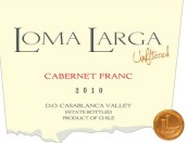 長丘品麗珠干紅葡萄酒(Loma Larga Cabernet Franc, Casablanca Valley, Chile)