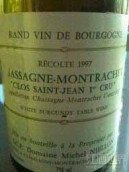 尼爾倫酒莊圣-讓（夏山-蒙哈榭村）白葡萄酒(Domaine Michel Niellon Clos Saint-Jean White, Chassagne-Montrachet 1er Cru, France)