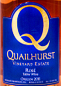 葵赫斯特酒莊桃紅葡萄酒(Quailhurst Vineyard Estate Rose, Oregon, USA)