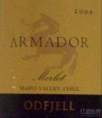 奧菲船主梅洛干紅葡萄酒(Odfjell Armador Merlot, Maipo Valley, Chile)