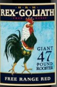 HRM雷克斯歌利亞自由區(qū)紅葡萄酒(HRM Rex Goliath Giant 47 Pound Rooster Free Range Red, California, USA)