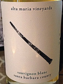 阿爾塔瑪麗亞酒莊長相思干白葡萄酒(Alta Maria Sauvignon Blanc, Santa Ynez Valley, USA)