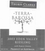 頌恩克拉克特拉巴羅薩系列雷司令干白葡萄酒(Thorn Clarke Terra Barossa Riesling, Eden Valley, Australia)