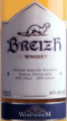 瓦伦海姆布列兹单次蒸馏布列塔尼调和威士忌(Warenghem Breizh Single Distillerie Breton Blended Whisky, Breton, France)