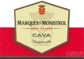 曼尼斯特洛頂級自然干卡瓦起泡酒(Marques de Monistrol Premium Cuvee Brut Nature Cava, Catalonia, Spain)