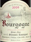 圣松-罗斯诺黑皮诺干红葡萄酒(Domaine Sainson-Rossignol Bourgogne Pinot Noir, Burgundy, France)