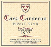 卡薩酒莊黑品諾干紅葡萄酒(Casa Carneros Pinot Noir, Carneros, USA)