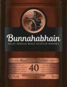 布納哈本40年蘇格蘭單一麥芽威士忌(Bunnahabhain 40 Years Old Single Malt Scotch Whisky, Islay, UK)