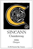 西尼恩霞多麗干白葡萄酒(Sineann Chardonnay, Oregon, USA)