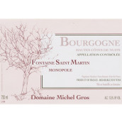 米歇爾格奧斯方丹圣馬丁獨(dú)家園紅葡萄酒(Domaine Michel Gros Fontaine Saint Martin Monopole, Hautes Cotes de Nuits, France)