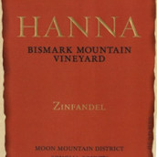 漢納酒莊俾斯麥山仙粉黛紅葡萄酒(Hanna Bismark Mountain Zinfandel, Sonoma County, USA)