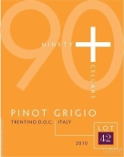 90布拉斯42號灰皮諾干白葡萄酒(90+ Ninety Plus Cellars Lot 42 Pinot Grigio, Trentino, Italy)