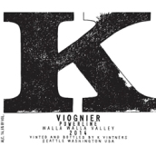 K酒莊維歐尼干白葡萄酒(K Vintners Viognier, Columbia Valley, USA)