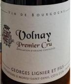 里尼耶父子酒莊（沃爾奈一級園）紅葡萄酒(Domaine Georges Lignier et Fils Volnay Premier Cru, Cote de Beaune, France)