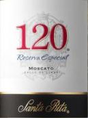 桑塔麗塔120特別珍藏莫斯卡托甜白葡萄酒(Santa Rita 120 Reserva Especial Moscato, Limari Valley, Chile)