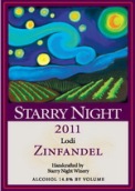 星夜洛迪仙粉黛干紅葡萄酒(Starry Night Winery Lodi Zinfandel, Lodi, USA)