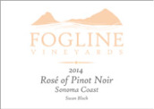 霧線黑皮諾桃紅葡萄酒(Fogline Vineyards Rose of Pinot Noir, Sonoma Coast, USA)