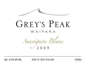 Greystone Wines Grey's Peak Sauvignon Blanc,  Waipara, New Zealand