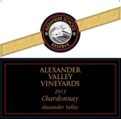 亞歷山大谷韋澤爾家庭園珍藏霞多麗干白葡萄酒(Alexander Valley Vineyards Wetzel Family Estate Reserve Chardonnay, Alexander Valley, USA)