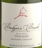 百德澤布魯克維歐尼-瑚珊-瑪珊混釀干白葡萄酒(Badger's Brook Estate Viognier Roussanne Marsanne, Yarra Valley, Australia)