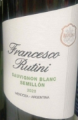 露迪尼酒莊長相思-賽美蓉白葡萄酒(Francesco Rutini Sauvignon Blanc Semillon, Mendoza, Argentina)