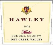 Hawley Winery 'Hawley Vineyard' Merlot, Dry Creek Valley, USA