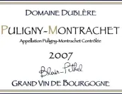 都柏萊酒莊（普里尼-蒙哈榭村）白葡萄酒(Domaine Dublere Puligny-Montrachet, Cote de Beaune, France)