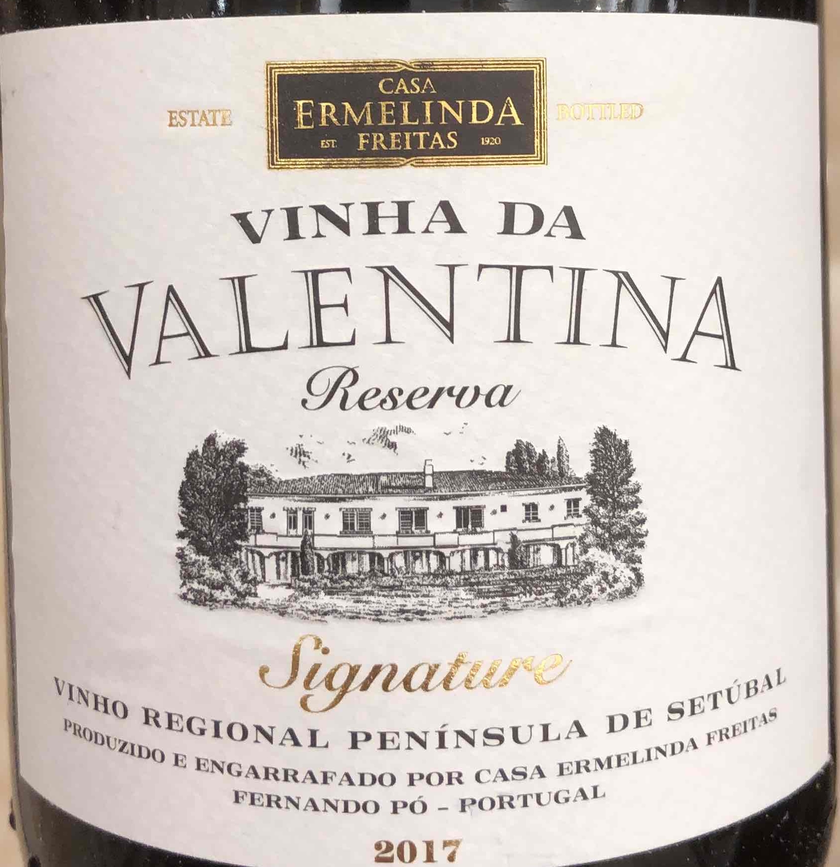 Reserva Valentina Setubal, da Signature Vinha Freitas Ermelinda Peninsula Casa de Tinto, Portugal-埃尔梅琳达·弗雷塔斯之家酒庄葡萄酒-价格-评价-中文名-红酒世界网